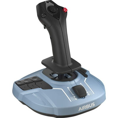 Жичен джойстик Thrustmaster TCA Sidestick Airbus Edition, авиосимулатор за PC, Черен;Син