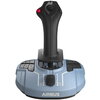 Жичен джойстик Thrustmaster TCA Sidestick Airbus Edition, авиосимулатор за PC, Черен;Син