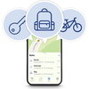 HAMA Тракер съвместим с Android и Apple, Bluetooth, 2 броя в комплект