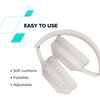 CANYON BTHS-3, Bluetooth headset,with microphone, BT V5.1 JL6956, battery 300mAh, Type-C charging plug, PU material, size:168*19