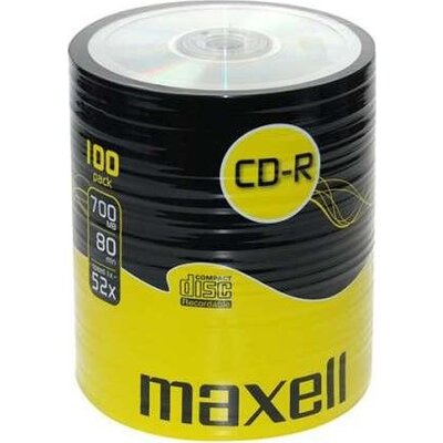 CD-R80 MAXELL 700MB, 100 бр.