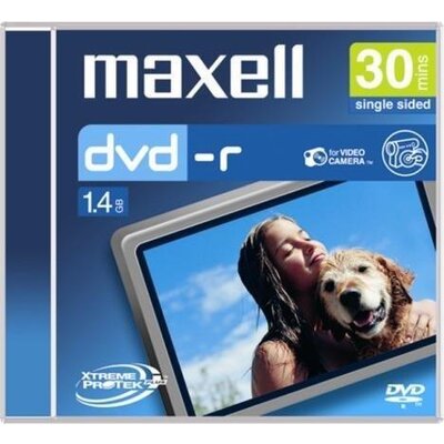 DVD-R  MAXELL, 8 см, 30 мин/1.4 GB, за камери, 1 бр. - 