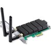 Безжичен адаптер TP-LINK Archer T6E , AC 1300, Dual band, PCI-EX, 2 външни антени