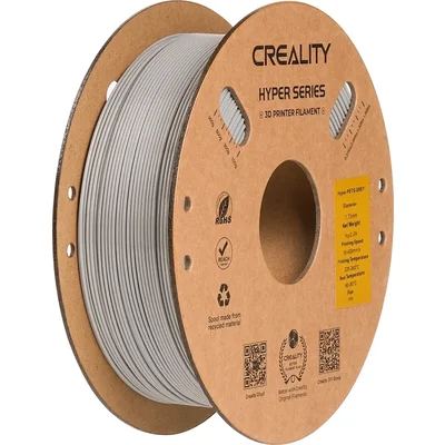 Консуматив за 3D принтер Creality Hyper PETG Grey 1.75mm, 1 кг