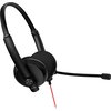 Headset Canyon HS-07 PC Mic 3.5/USB Flat 2.8m Black (CNS-HS07B)