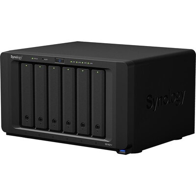 Мрежов сторидж Synology DS1621+, За 6 диска, До 108TB, 2.2GHz, 4GB, Гигабит, USB3.0