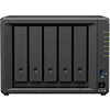 Мрежов сторидж Synology NAS DS1525+, за 5 диска, AMD Ryzen V1500B, 8GB DDR4 SODIMM