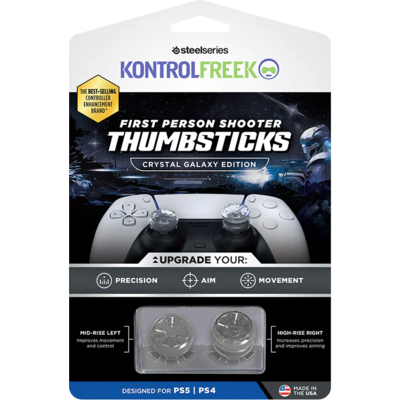 Аксесоар KontrolFreek FPS Thumbsticks Crystal Galaxy Edition за PS5 DualSense