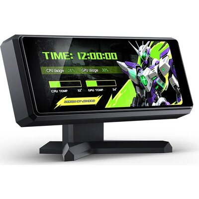 Информативен дисплей за кутия Jonsbo DS339 3.3" IPS - Черен