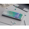Капачки за механична клавиатура Keychron Cherry Profile Dye-Sub PBT Full Keycap Set - Cloud and Snow