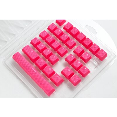 Капачки за механична клавиатура Ducky Pink 31-Keycap Set Rubber Backlit Double-Shot US Layout