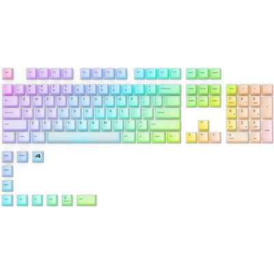 Капачки за механична клавиатура Glorious Polychroma RGB PBT 115-Keycaps, ANSI, US-Layout