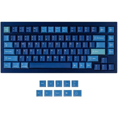 Капачки за механична клавиатура Keychron Ocean 92-Keycap Set PBT Dye-Sub US Layout