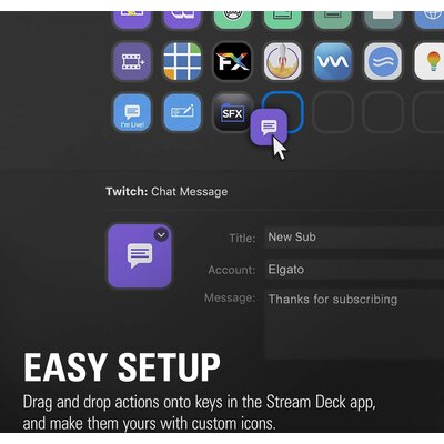 Контролер Elgato Stream Deck, 32LCD бутона, черен