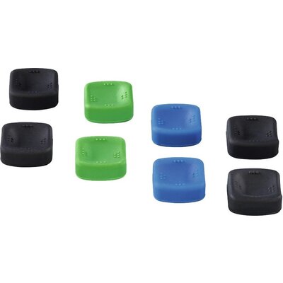 Сменяеми бутончета HAMA Square, Комплект, 8-in-1 за PS4/Xbox One, черен/зелен/син