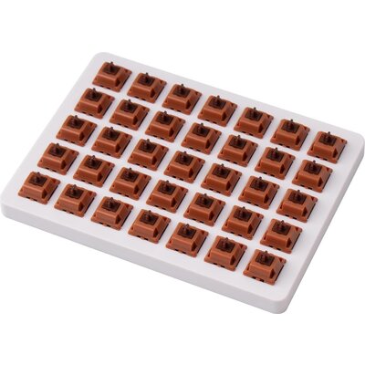 Суичове за механична клавиатура Keychron Gateron Cap Golden Brown Switch Set 35 броя