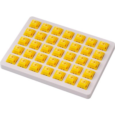 Суичове за механична клавиатура Keychron Gateron Cap Golden Yellow Switch Set 35 броя