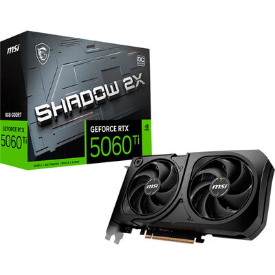 Видео карта MSI NVIDIA GeForce RTX 5060 Ti 8G SHADOW 2X OC PLUS