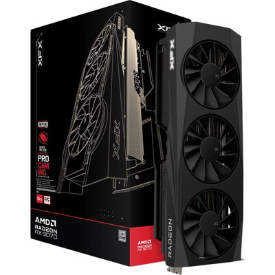 XFX Quicksilver AMD Radeon RX 9070 OC Gaming Edition with 16GB GDDR6 HDMI 3xDP, AMD RDNA 4