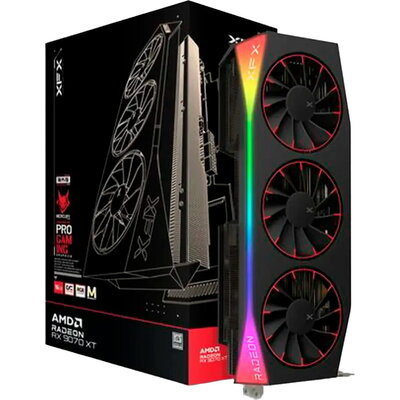 XFX Mercury AMD Radeon RX 9070XT OC Magnetic Air Edition with RGB