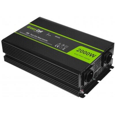 Инвертор GREEN CELL 24V 2000W /4000W Чиста синусоида