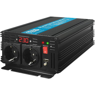 Инвертор 12/220 V  DC/AC 1500/3000W Pure Sine Wave TED000385  TED ELECTRIC