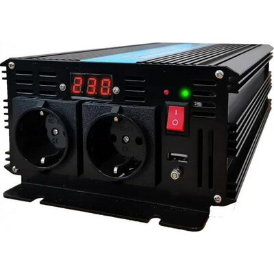 Инвертор 12/220 V  DC/AC 2500/5000W Pure Sine Wave TED000392  TED ELECTRIC
