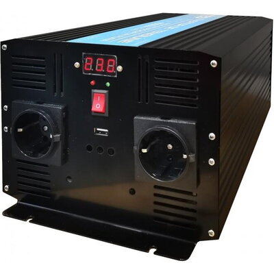 Инвертор 12/220 V  DC/AC 4000/8000W Pure Sine Wave TED000415  TED ELECTRIC
