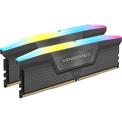 Corsair VENGEANCE RGB DDR5 32GB (2 x 16GB) DDR5 6400 XMP & EXPO - Grey