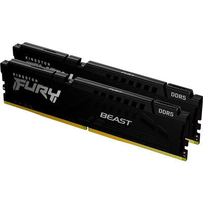 Kingston 64GB 5600MT/s DDR5 CL36 DIMM (Kit of 2) FURY Beast Black