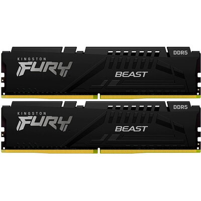 Kingston 64GB 6000MT/s DDR5 CL30 DIMM (Kit of 2) FURY Beast Black XMP