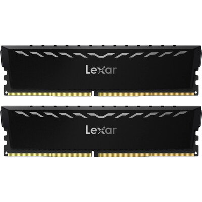 Lexar 2x8GB THOR DDR4 3600 UDIMM XMP Memory with Black heatsink. Dual pack