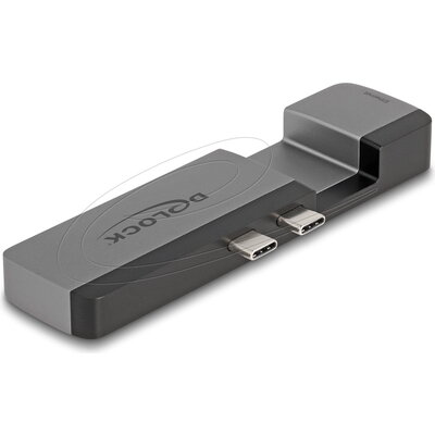 Докинг станция Delock for MacBook Pro / MacBook Air Thunderbolt™ 4, 5K Резолюция / 100 W PD / 10 Gbps Hub / LAN / Audio