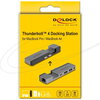 Докинг станция Delock for MacBook Pro / MacBook Air Thunderbolt™ 4, 5K Резолюция / 100 W PD / 10 Gbps Hub / LAN / Audio