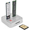 Докинг станция Delock 1 x M.2 NVMe SSD + 1 x M.2 SATA SSD, SD Express Card Reader, Клониране