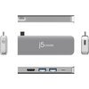 Докинг станция j5create JCD389, 11 в 1, за MacBook, MacBook Pro, MacBook Air, Сребрист