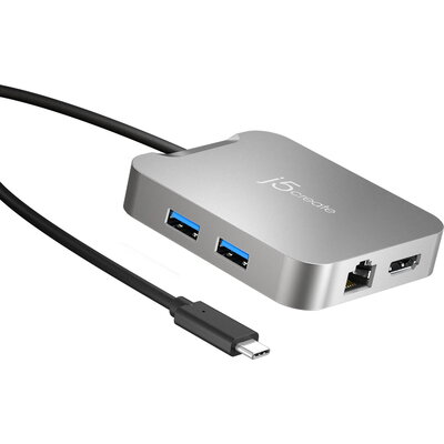 Докинг станция j5create JCD391 86W, USB-C, USB-A, HDMI, RJ-45