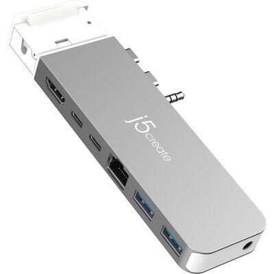 Докинг станция j5create JCD395, USB4 Hub, MagSafe Kit, За MacBook Pro 2021/2022