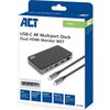 ACT Докинг станция USB-C, 4K, 2 x HDMI, Ethernet, USB-C, 3x USB-A