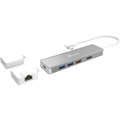 Модулна докинг станция j5create JCD375, 2 модула, USB-C