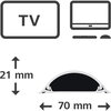 Канал PVC за скриване на кабел-100х7х2,1 см