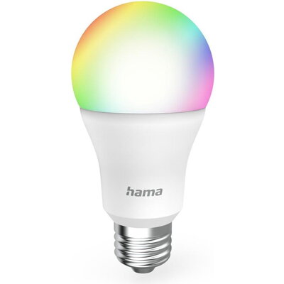 HAMA Димираща смарт крушка RGBW WiFi-LED, E27, 9W, Matter, 176640