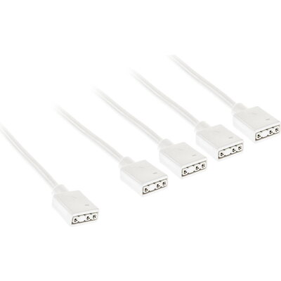Кабел Kolink ARGB 1-4 Сплитер - 30 cm Бял