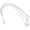 Кабел Kolink PWM 1-4 Сплитер - 35 cm, оплетен, Бял