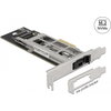 Подвижна стойка Delock PCI Express Card за 1 x M.2 NMVe SSD, Нисък профил