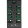 RGB хъб Delock 64128, 10 портов ARGB LEDs, Черен
