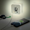 HAMA LED нощна лампа с контакт, 2x USB изхода