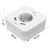 HAMA LED нощна лампа с контакт, 2x USB изхода