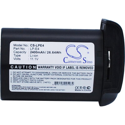 Батерия за камера CANON LPE4  LiIon 11.1V 2400mAh  Cameron Sino