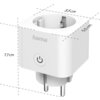 HAMA Смарт мини  WiFi контакт 3680W, 16A с прил. за измерване на ен.консумация